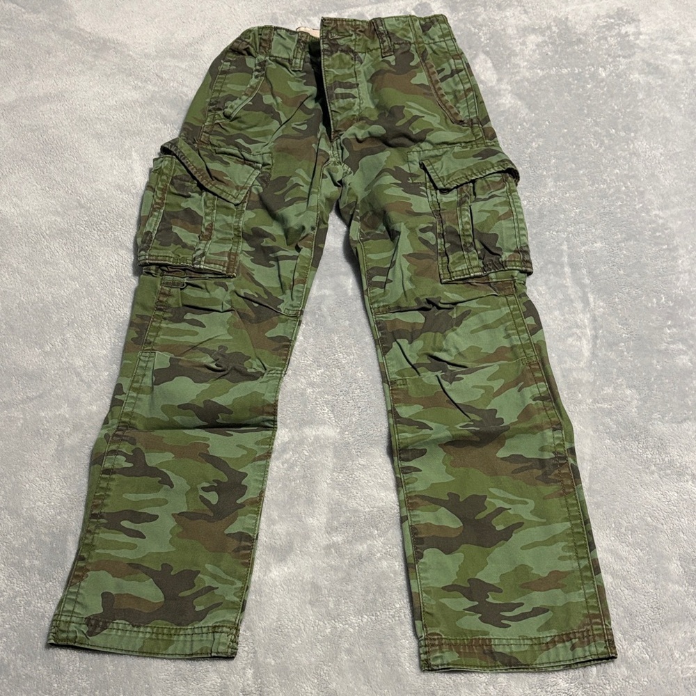 GAP Kids Green Camouflage Cargo Pants
